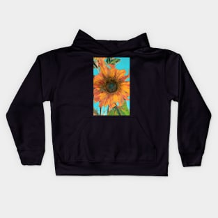 Sunflower - Burnt Orange Kids Hoodie